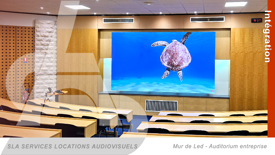 mur de Led salle de réunion